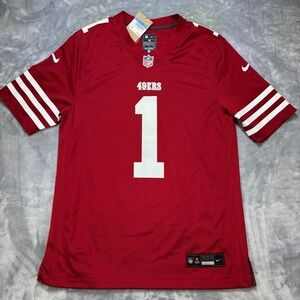San Francisco 49ers Football Jersey Mens Medium Red NFL Nike Game Samuel Sr 1